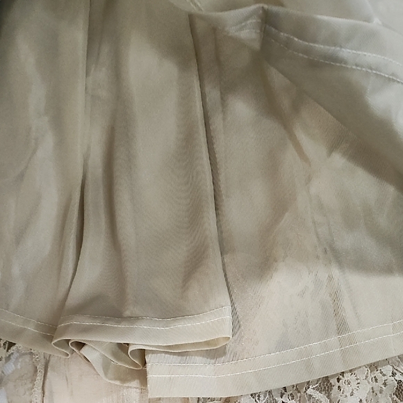 Krazy Kat Cream Smocked Midi Skirt - Picture 7 of 11